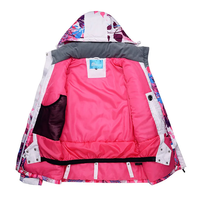 Лыжный костюм для женщин утолщенный водонепроницаемый ветрозащитный дышащий