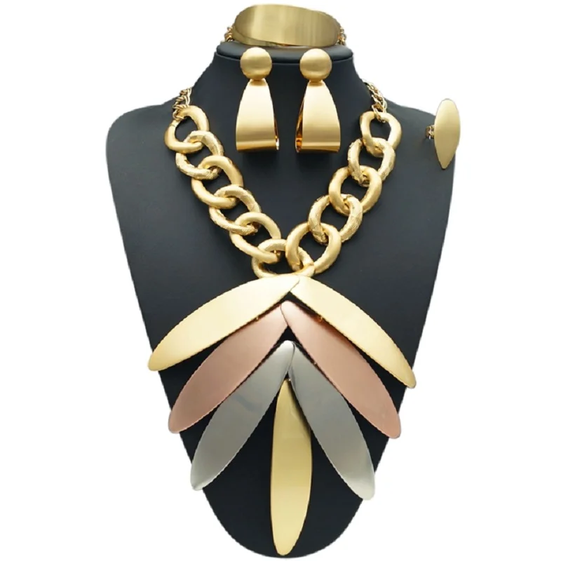 Ювелирные наборы Yulaili оптовая продажа недорогие модные ювелирные украшения из