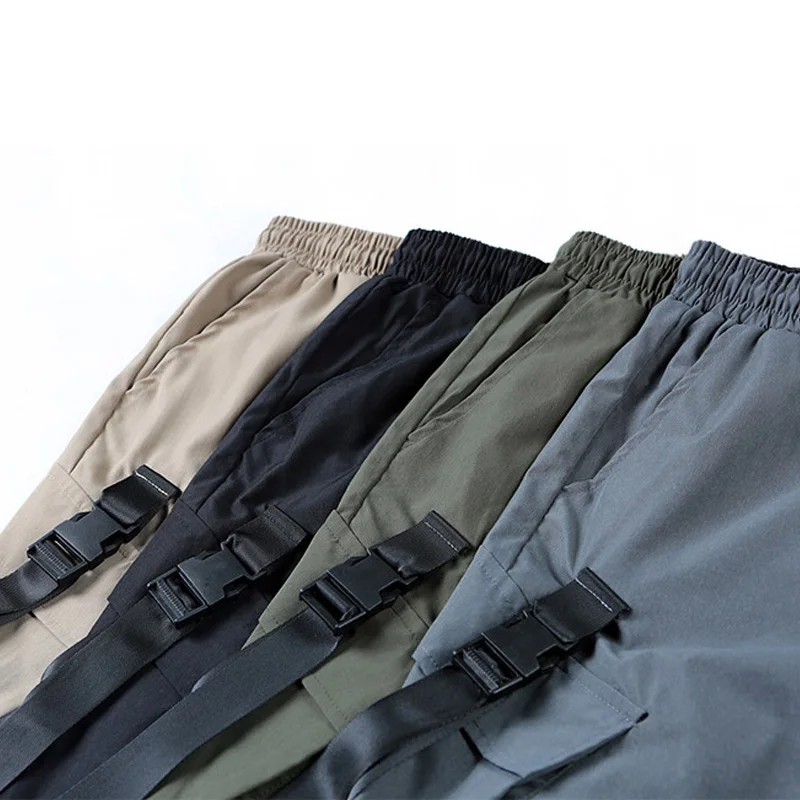 

Fashion Casual Shorts Men Ribbons Pockets Cargo Pants Shorts for Male Soild Daily Home Gym Sport Fitness Outdoor Clothing