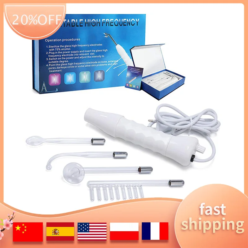 

Portable High Frequency Skin Therapy Machine Anti Aging Blemish And Spot Control Skin Tightening And Radiance Wrinkle Reducing