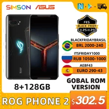 ASUS ROG Phone 2 Global Rom Version  Gaming Phone 8GB RAM 128GB ROM Snapdragon 855 Plus 6000mAh NFC Android9.0  Smartphone