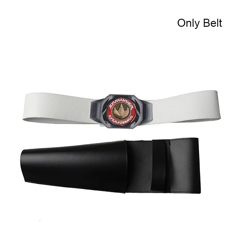 Only belt an holster Костюм Дракона рейнджера бураи зеленый Ranger Zyuranger комбинезон свободный комбинезон для косплея Хэллоуин Взрослый зентай заказной бронежилет сапоги - Цвет: Only belt an holster