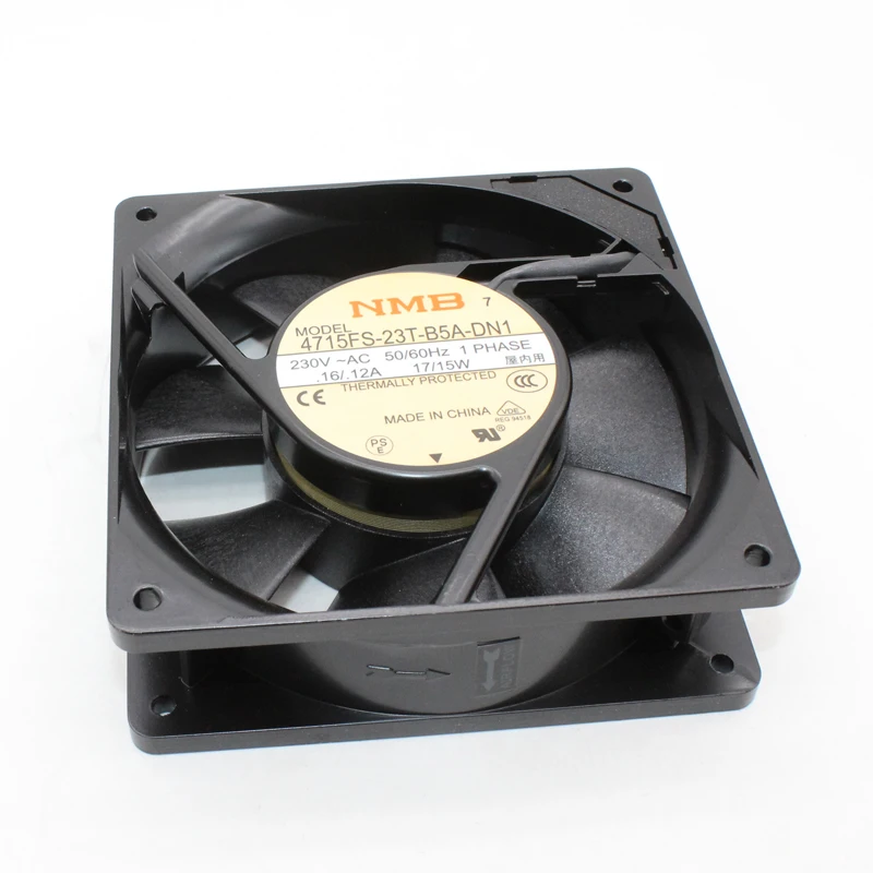 4715FS-23T-B5A-DN1 120 мм 1238 вентилятор для компьютера AC 230V 0.16A/0.12A 17/15 Вт высокоскоростной