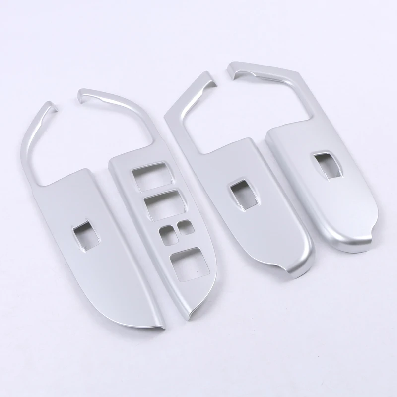 Автомобильные аксессуары ABS для Mitsubishi ASX / Outlander Sport 2020 Крышка выключателя подъема стекла дверей 4 шт. Левая сторона.