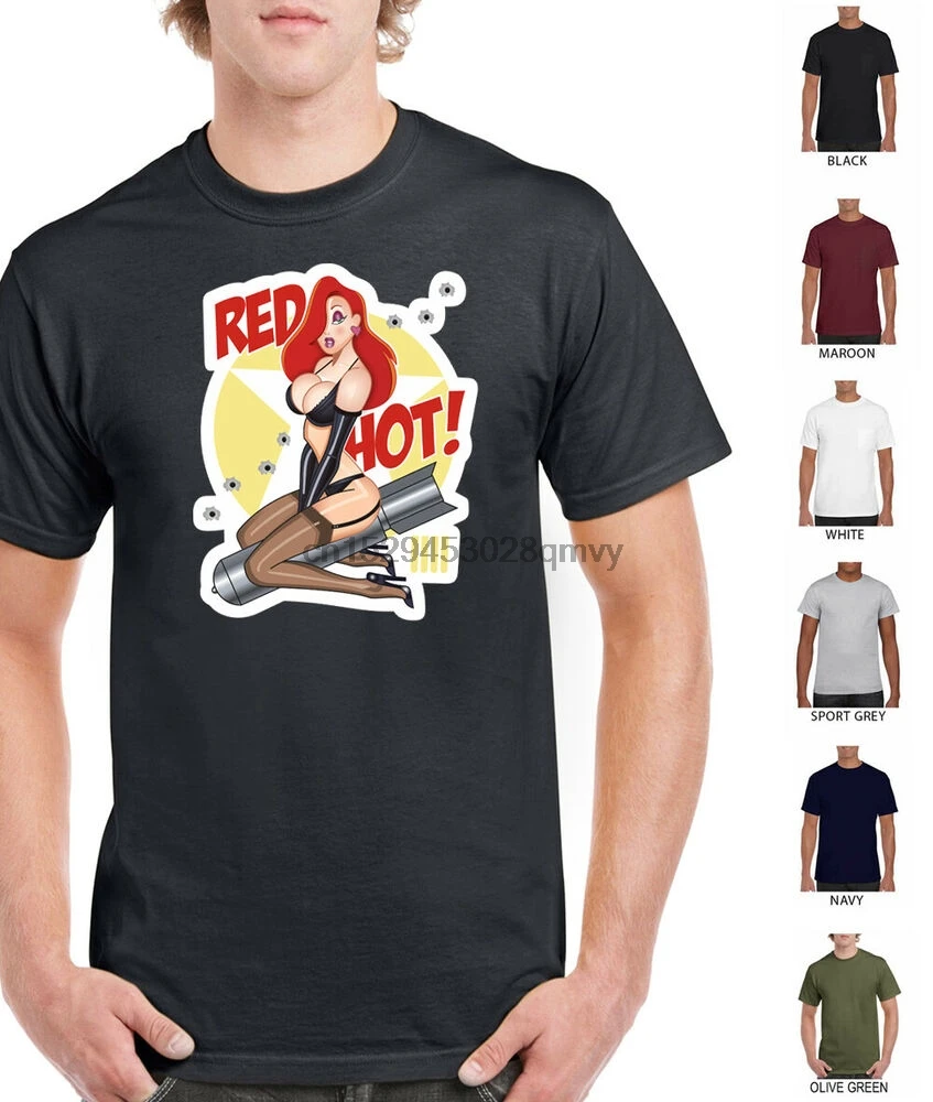 Футболка-бомбер с красной головой в винтажном ретро-стиле |