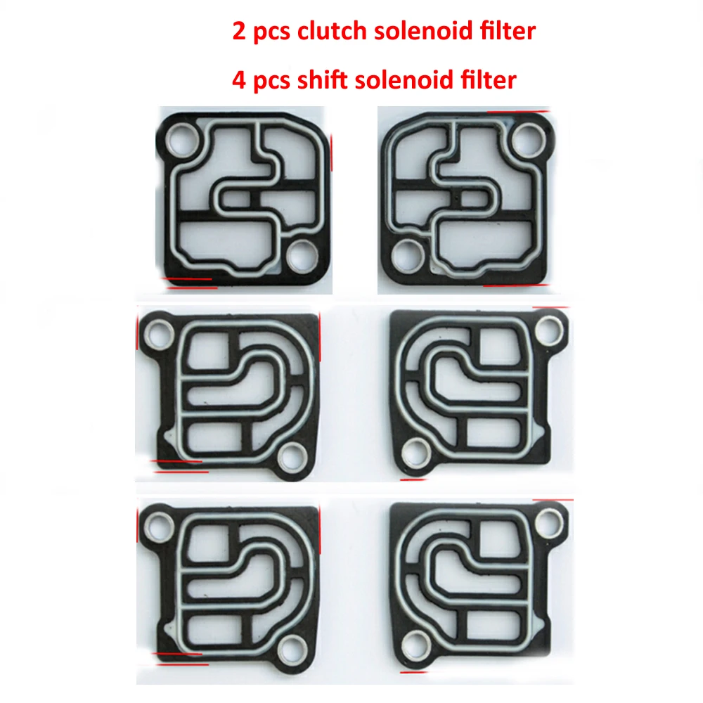 6 pcs DSG 7 speed auto transmission 0B5 OB5 DL501 DQ500 VFS clutch solenoid gasket filter fit for A4 A5 A6 A7 Q5 | Автомобили и