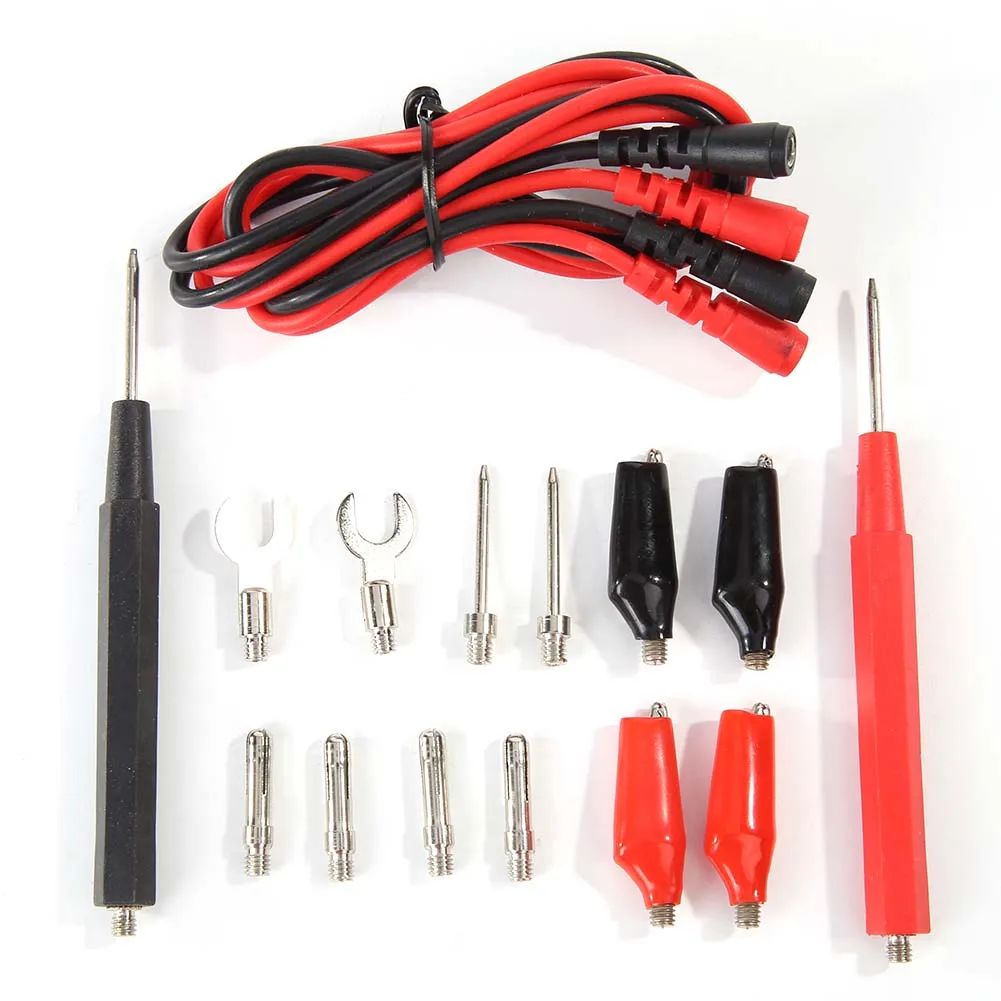 Набор сменных проводов для цифрового мультиметра щуп с зажимом типа крокодил