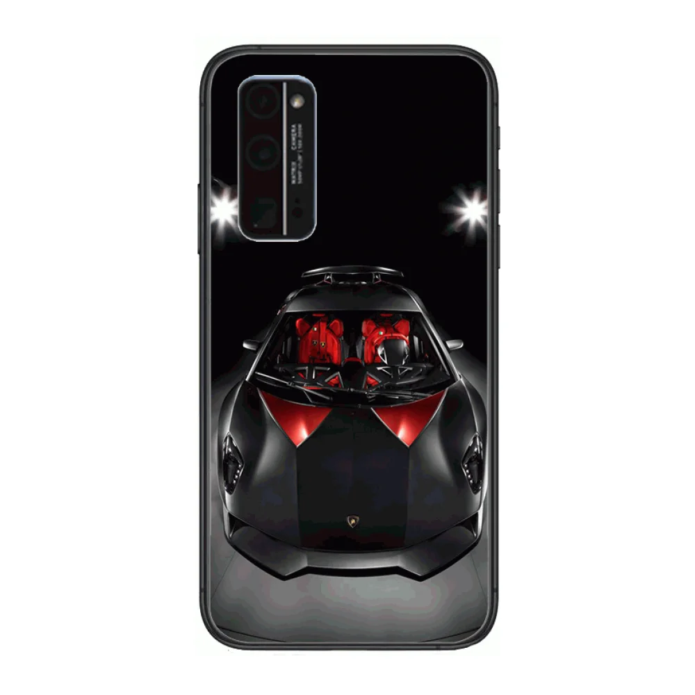 

Italy Lamborghini Supercar Supercar Phone Case Hull For Huawei Honor 8 9 10 20 30 A S Lite Pro 5g i Black Back Soft Cell