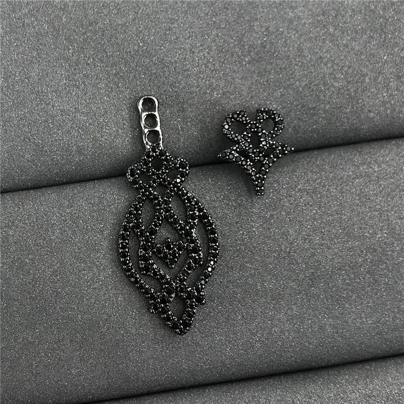 

2021 s925 sterling silver January new single arabesque earrings women fashion temperament European and American style jewelry