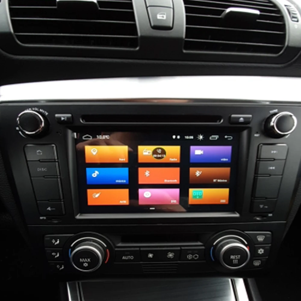 Автомобильный мультимедийный плеер стерео GPS DVD радио навигация Android экран для BMW 1