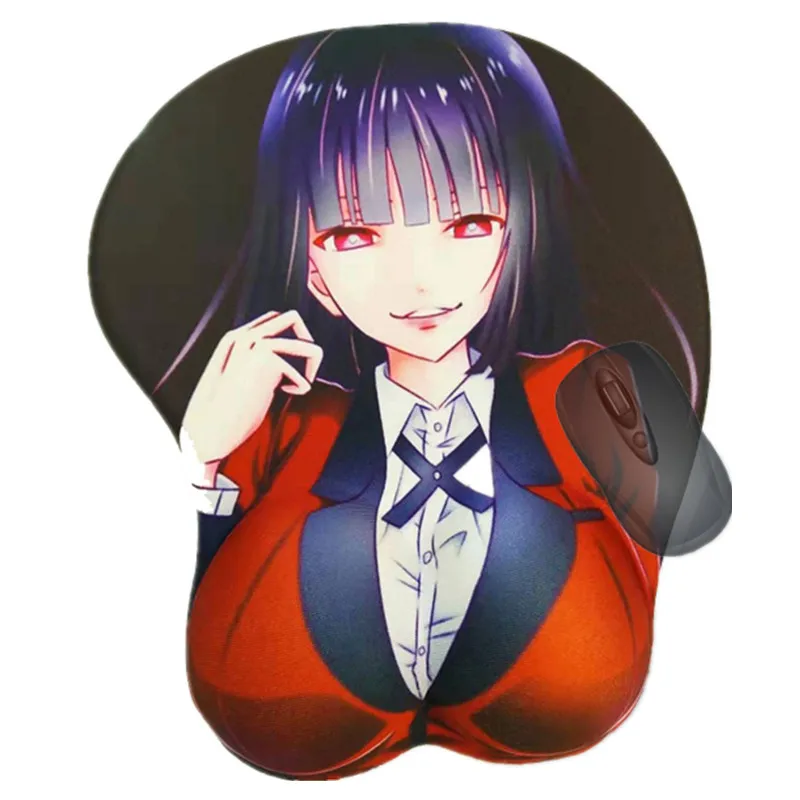 

Anime Kakegurui Jabami Yumeko Cosplay Cute Wrist Rest silicon Mouse Pad Mat 3D Mousepad Prop