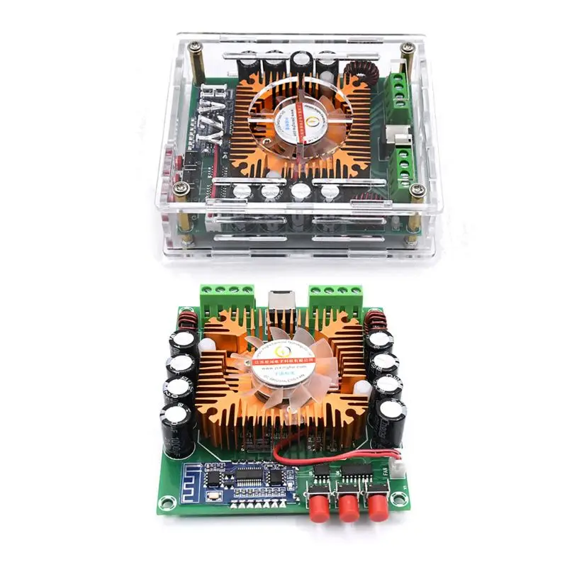 Беспроводная Плата усилителя звука для автомобиля Bluetooth 4x50 Вт TDA7850 с поддержкой