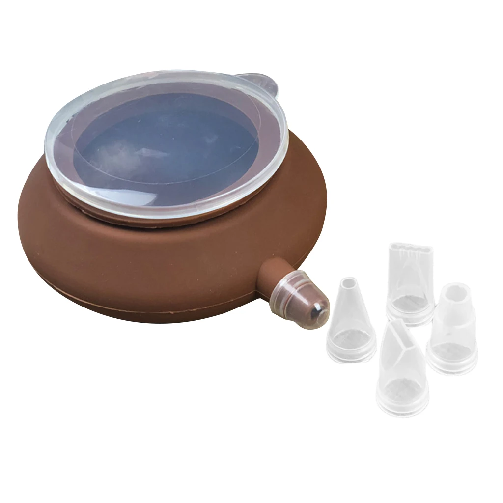 Упаковка 5 насадок для украшения Силиконовое Обледенение труб мешок ручка