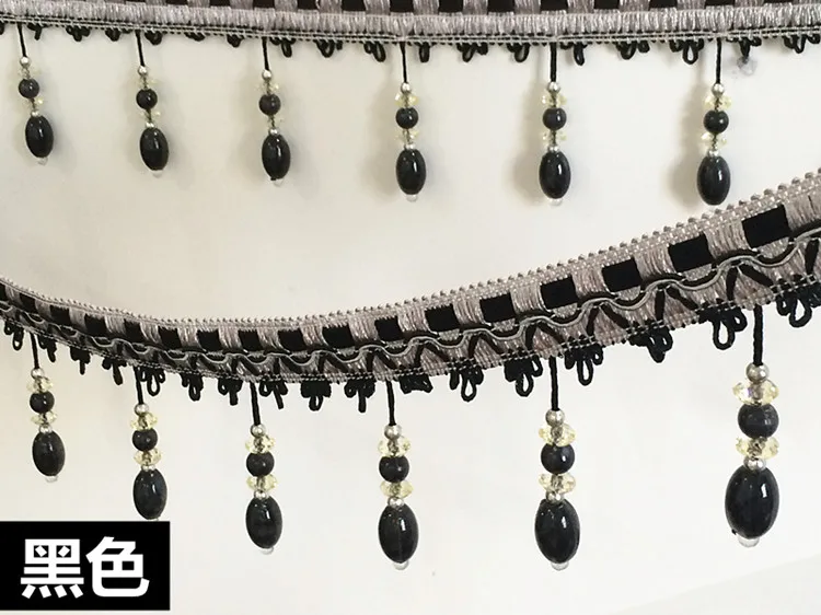 12 ярдов/Лот Цвета кружевные аксессуары для занавесок с бахромой и отделкой