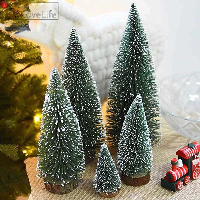 5 шт. 12,5 см DIY Мини белая Новогодняя Рождественская елка arbol de navidad рождественские украшения для домашнего деревенского домашнего декора