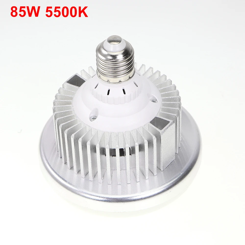 Черный 65W85W/125W 5500K 220-240V светодиодный фото освещение для студийной видеосъемки лампа дневного света E27 лампы для магазина allenjoy категории люкс для студии софтбокс проблесковым маячком - Цвет: Черный