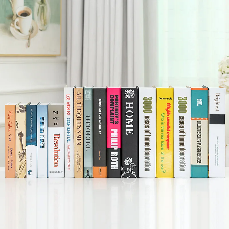 Набор искусственных книг для украшения современная Имитация английской книги