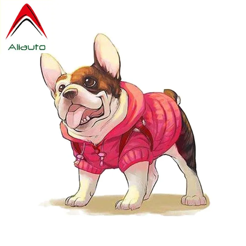 

Забавная Автомобильная наклейка Aliauto, умные аксессуары для собак, ПВХ наклейка для Mercedes Honda Toyota Volkswagen,13 см * 12 см