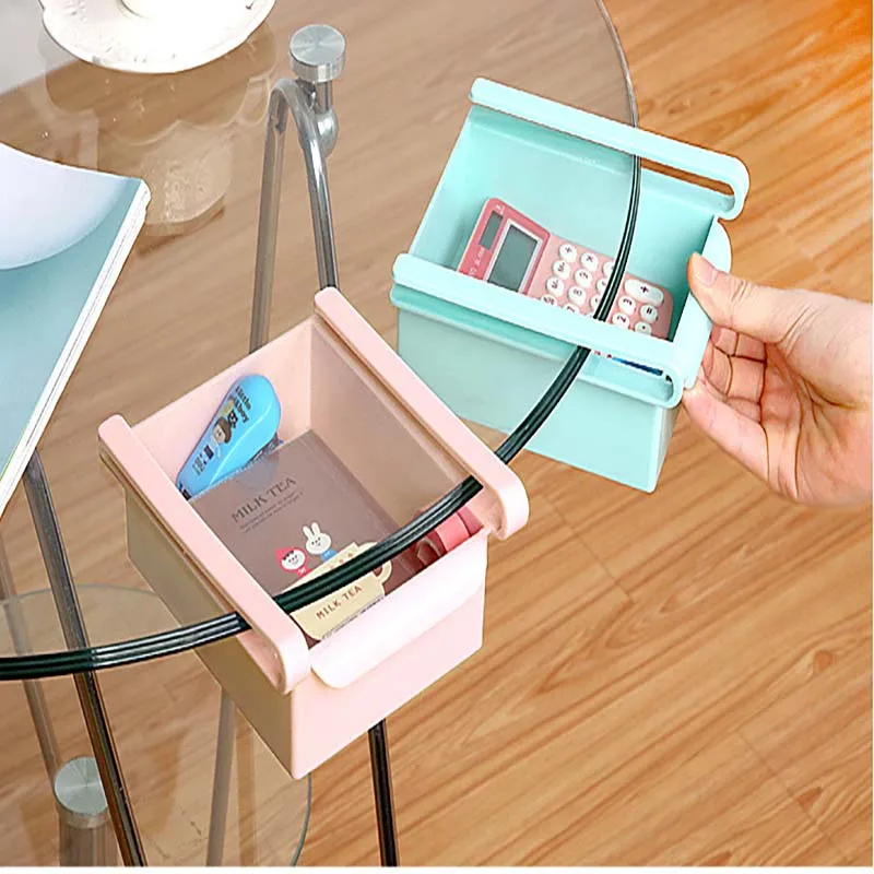 

Slide Keuken Koelkast Organizer Vriezer Opbergrek Ruimte Saver Voor Refigerator Lade Plank Fruit Snack Container Houder