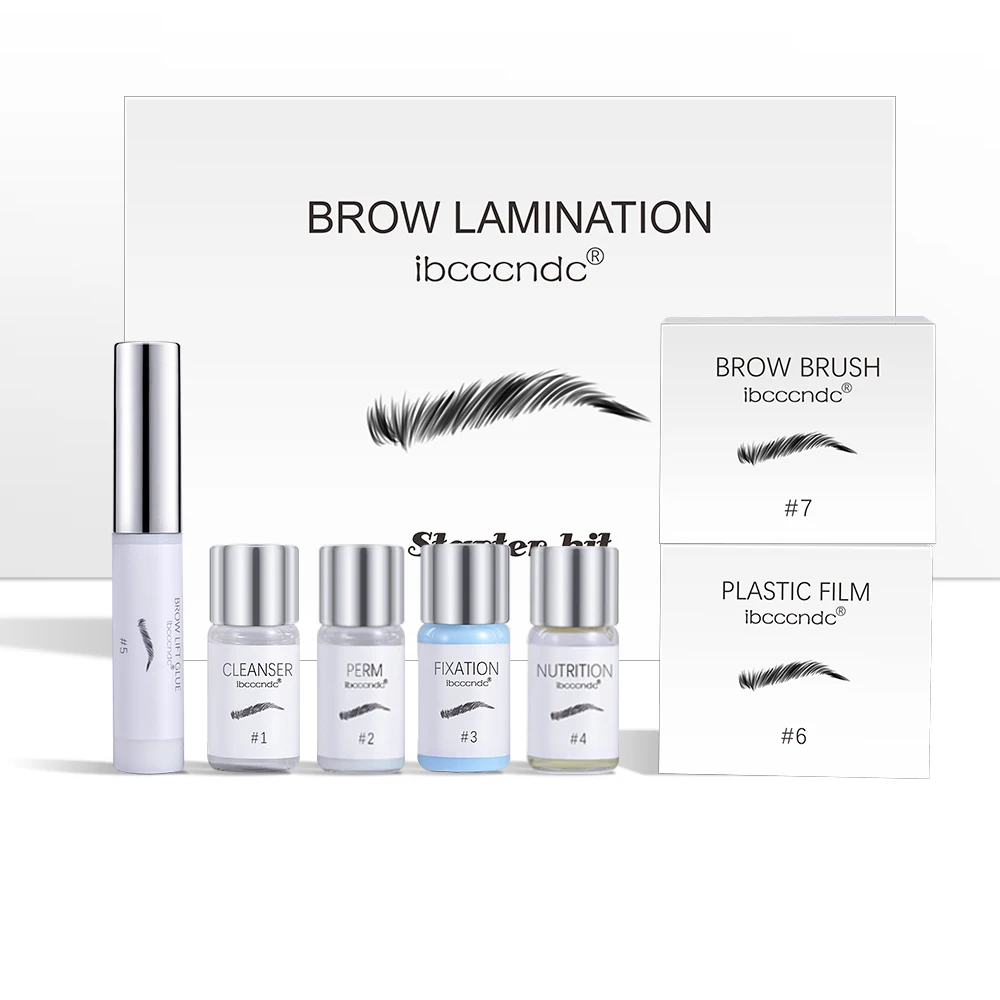 Keratin Brow Lamination Starter Kit Eyelash & Brow Lift Perming Pads Extension Kit Curling Eye lash Glue Wave Lotion Set