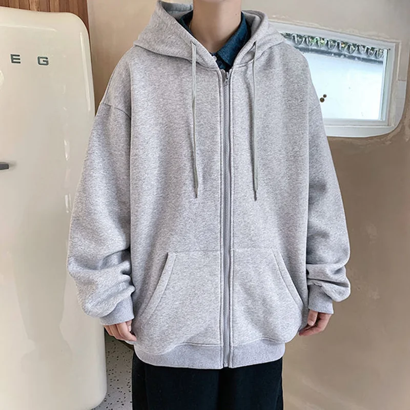 

Dark Street Harajuku Women's Long Sleeve Sweater Hoodie Zipper Loose Oversized Street Casual Wear Autumn/Winter Jacket y2k