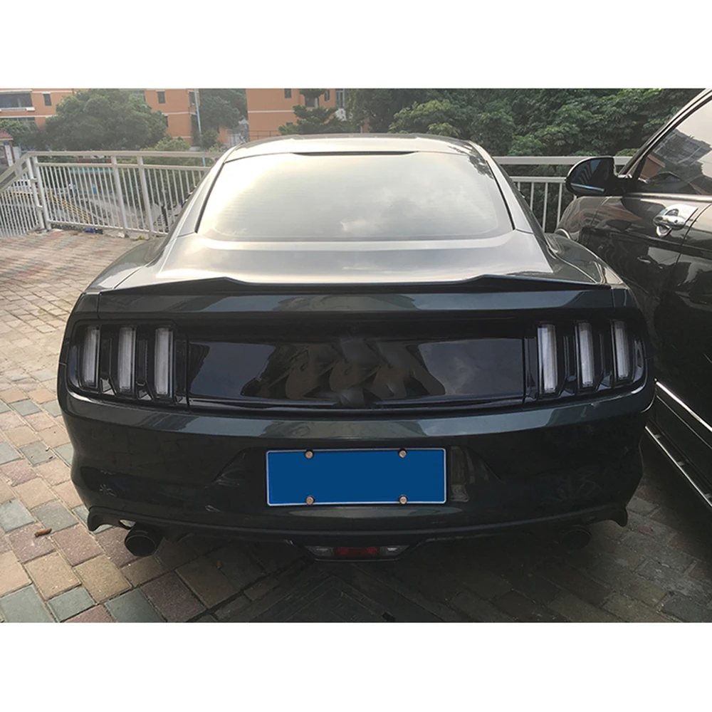 Автомобильный спойлер для багажника из углеродного волокна Ford Mustang Coupe 2015 2017|trunk