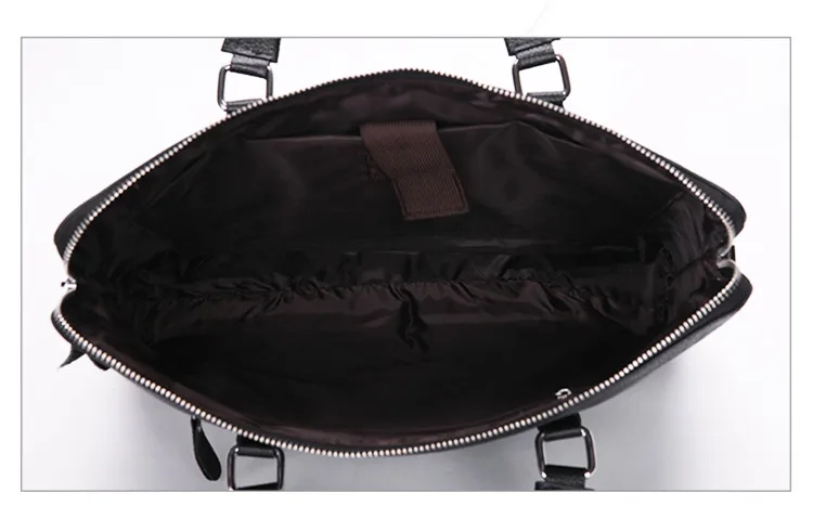 

Men's Business Briefcase Top Layer Cowhide Handbag Male Shoulder Cross Body Bag Laptop Messenger Bag Man Travel Bag
