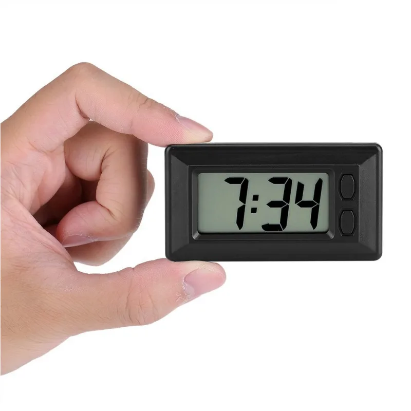 Car Clock LCD Screen Electronic Watch Dashboard Large Digital Time Self-Adhesive Bracket Accessories | Автомобили и мотоциклы