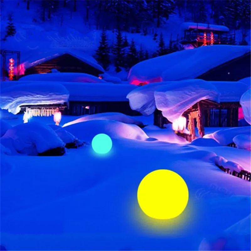 

Remote Control LED Ball Garden Light 16 Color Night Lights Waterproof Outdoor Lawn Lamp Pool Christmas Garland Party Decor