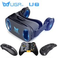 UGP U8 VR очки 3D наушники версия IMAX виртуальный реалистический шлем видеоигра с наушниками 3D коробка очков дополнительный контроллер