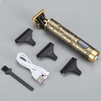 professional hair clipper for men electric hair trimmer rechargeable barber clippers cordless t9 hair cllipper machine 003