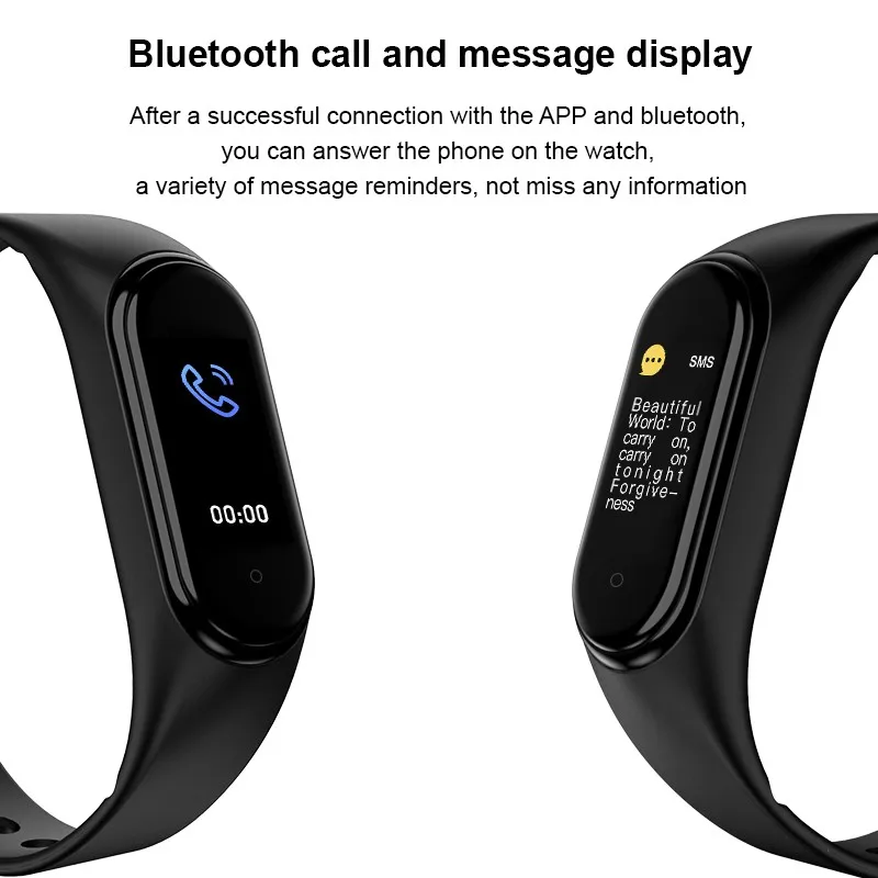 Фитнес браслет M5 band 5 фитнес трекер умный Bluetooth звонки музыка спорт активность
