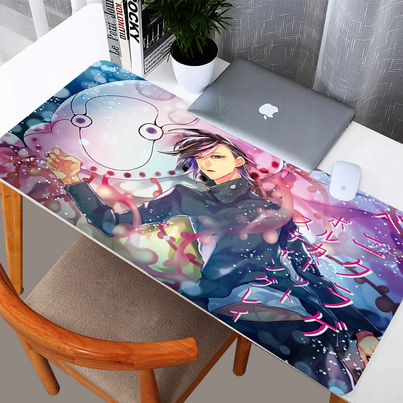 

Soft Rubber Mice Pad Office Computer Desk Mat Gojo Satoru Cartoon Pattern Laptop Cushion Large Mouse Pad Desk 400x900mm