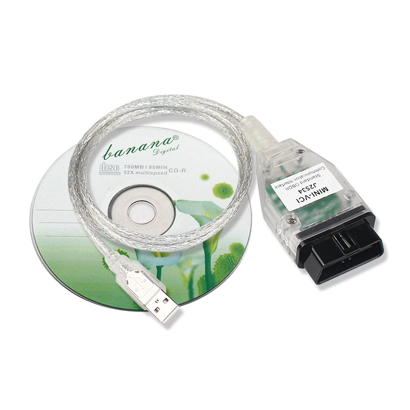 Новый мини VCI V16.00.017 для TOYOTA OBD2 автомобильный диагностический кабель Mini J2534 FTDI FT232RL