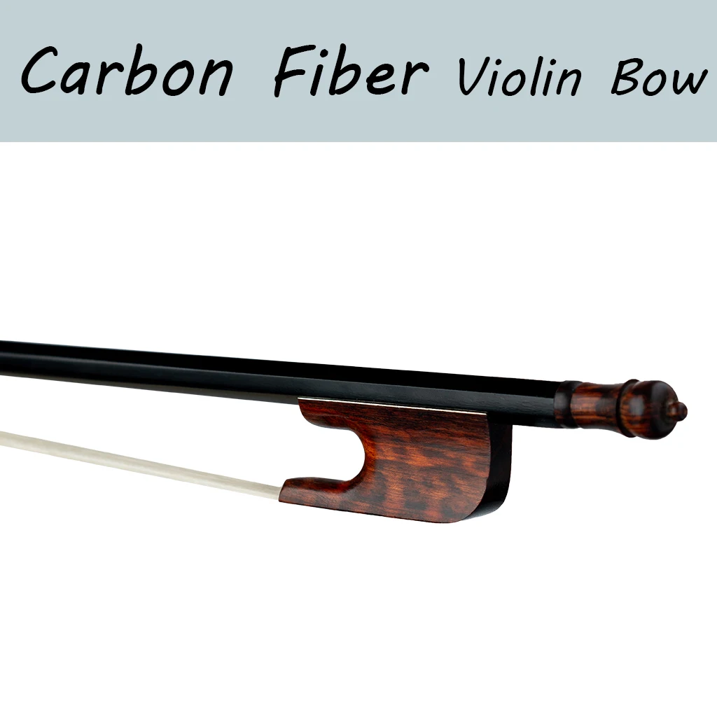 Барокко Стиль 4/4 заполняющий размер лук для скрипки из углеродного волокна W/