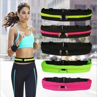 universal sport waist bag zipper arm band waterproof gym running waist belt pack phone case holder for mobile phone armband