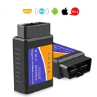 ELM327 Wifi V1.5 PIC18F25K80 считыватель кодов чипов ELM 327 OBD 2 автоматический сканер для IOS Android ELM 327 V2.1 Wi-Fi ODB2 диагностический инструмент