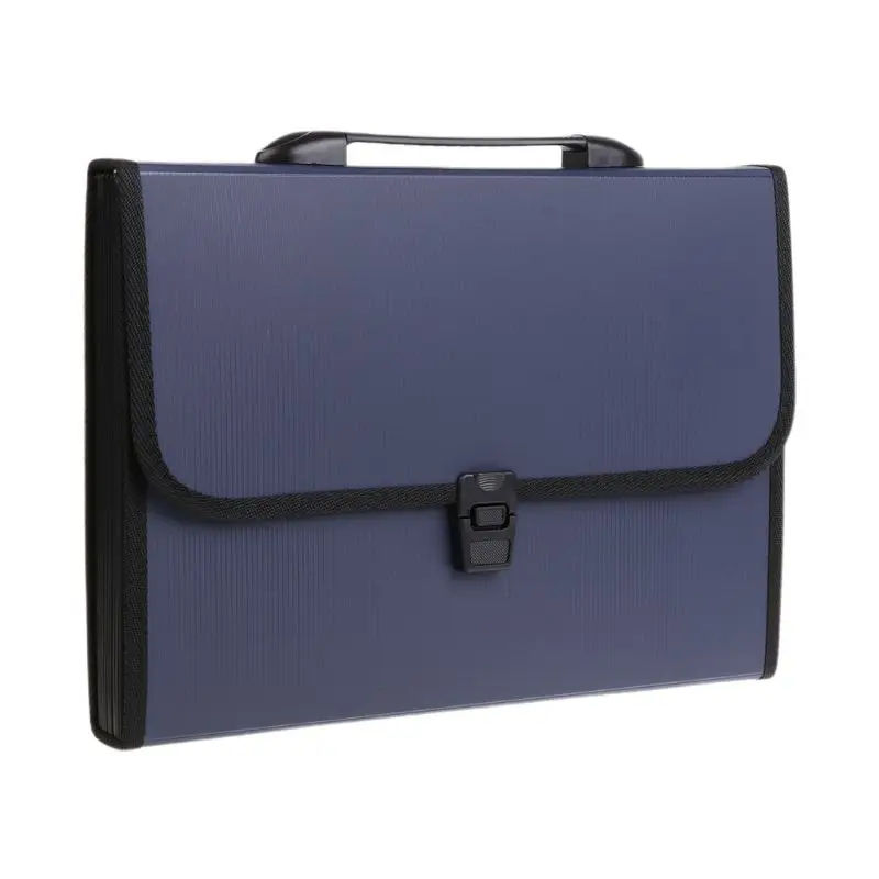 

A4 Business Document Storage Expandable File Folder Office waterproof Briefcase G88D
