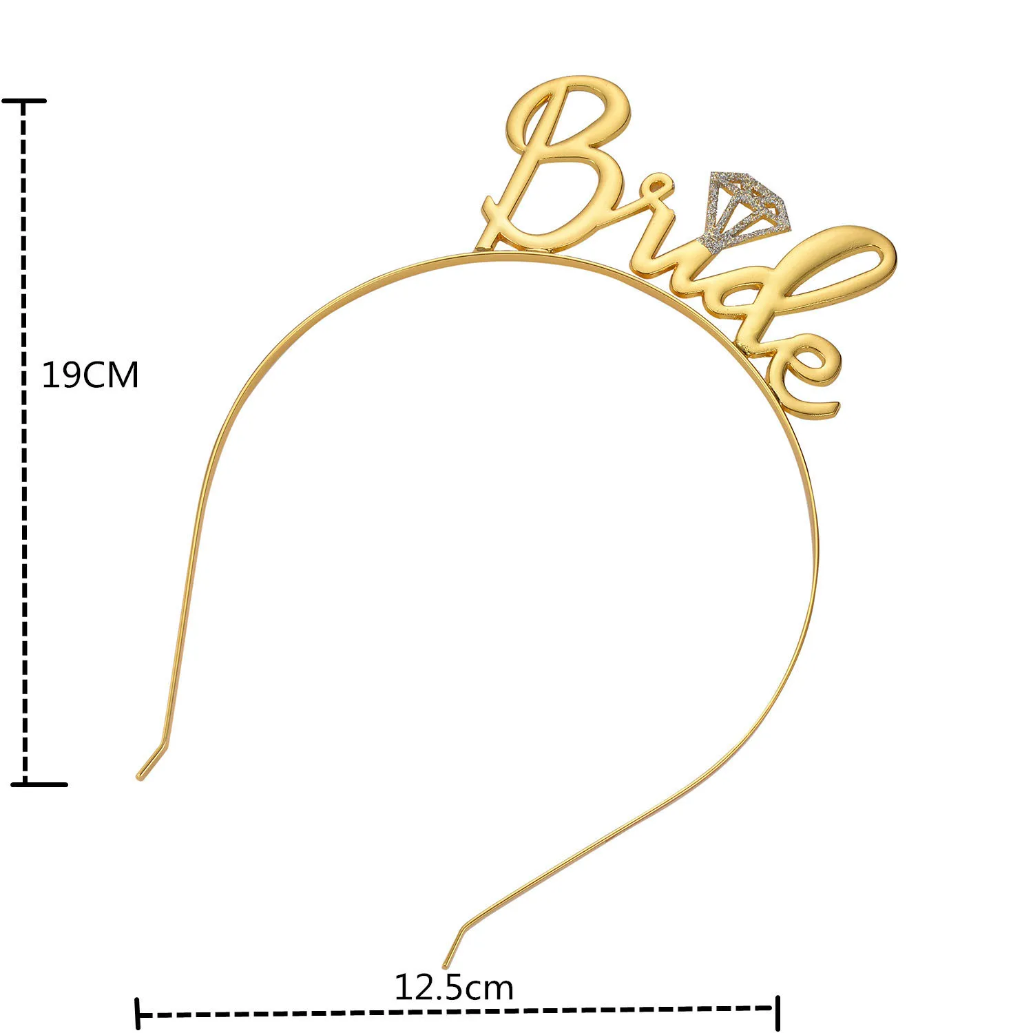 Тиара с короной для невесты повязка на голову свадьбы девичника вечеринки декор
