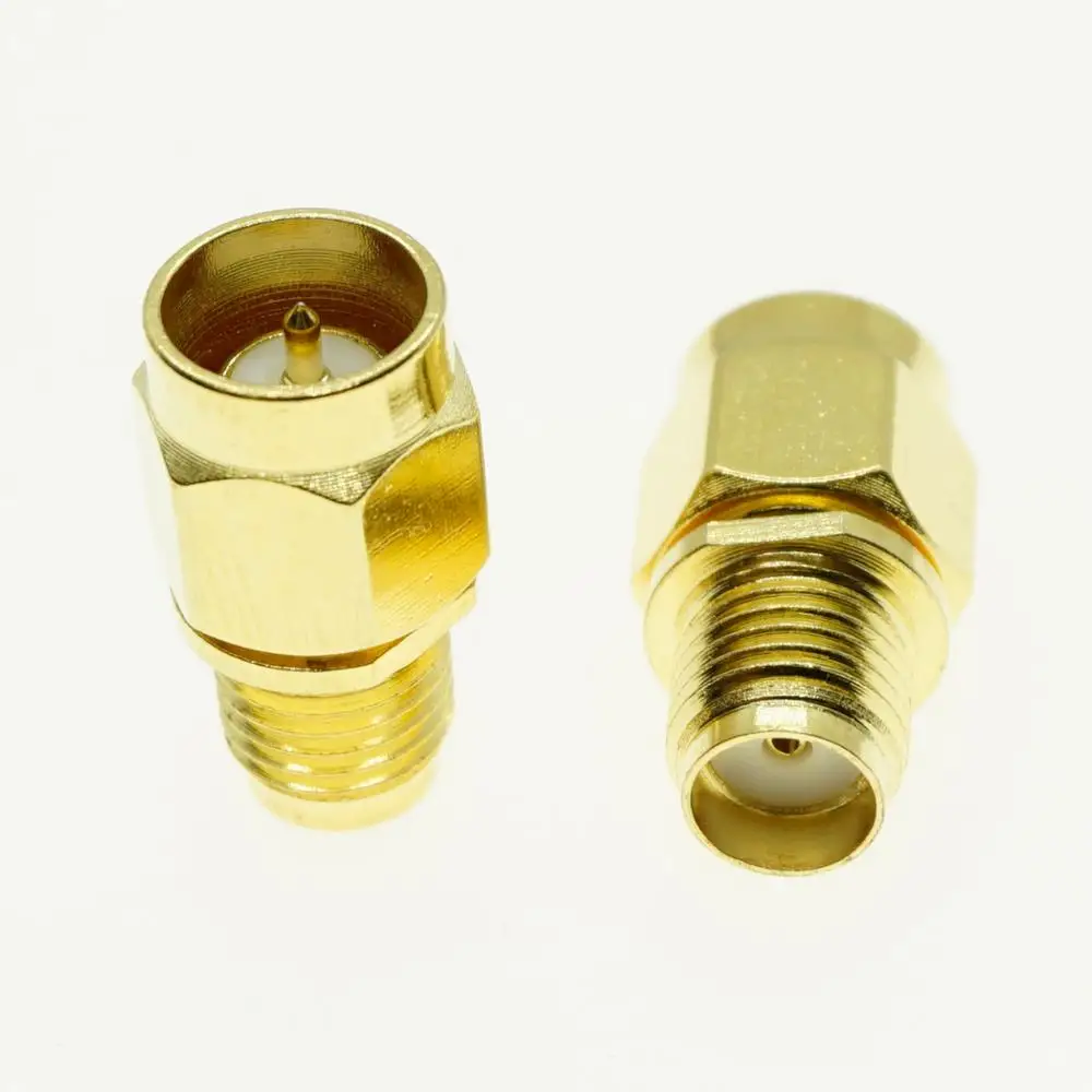 SMA штекер к гнезду Быстрый Push On непосредственно разъем кабеля гнездо латунь прямые коаксиальные