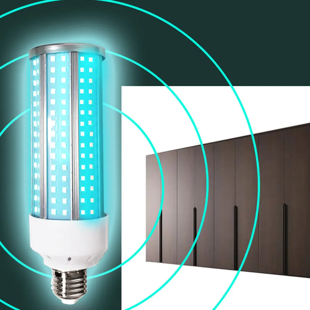 

UV 60W Lamp LED UVC Bulb E27 Household Light Bulbs with Remote Control for Home ND998