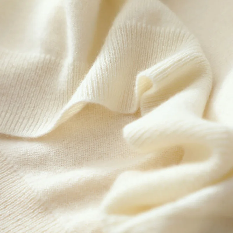 Shuchan Women's Cashmere Sweater V-Neck Solid Computer Knitted Pullovers Office Lady High Quality Korean Top 2019 New Winter | Женская