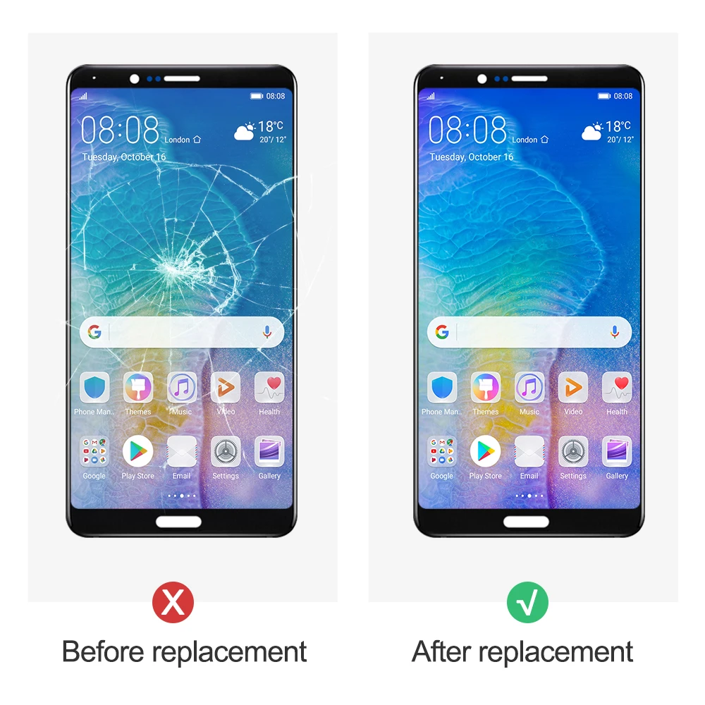 5 99 &quotОригинальный ЖК-дисплей для HUAWEI Honor View 10 дисплей с сенсорным экраном и