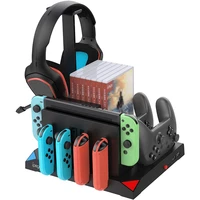 for nintendo switch charging dock stand accessories storage base games holder controller charger station for nintendo switch