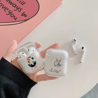 hellboy lil peep love soft silicone tpu case for airpods pro 1 2 3 transparent silicone wireless bluetooth earphone box cover