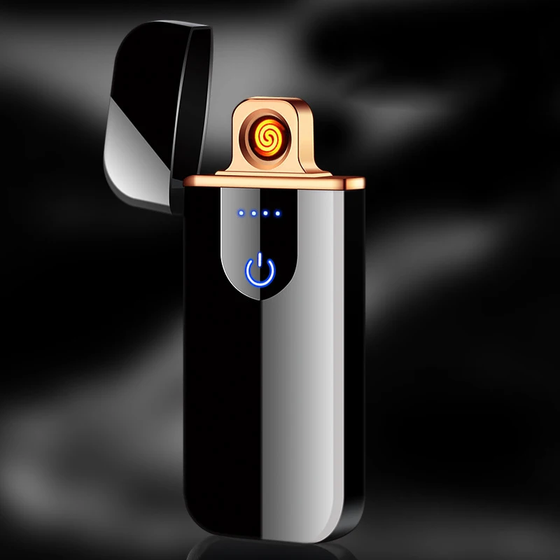 Зарядная USB Зажигалка умная ветрозащитная сенсорная Индукционная Vape