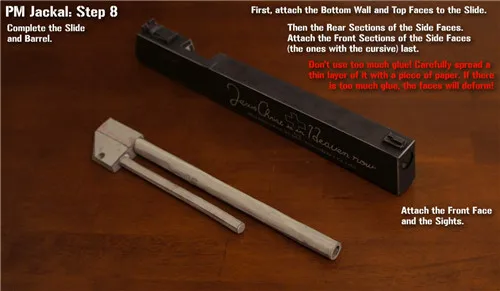Jackal замок helling-PM 454 Чайка DIY 3D бумажная карточка Модель Строительный набор образовательных игрушек военная модель Строительная игрушка