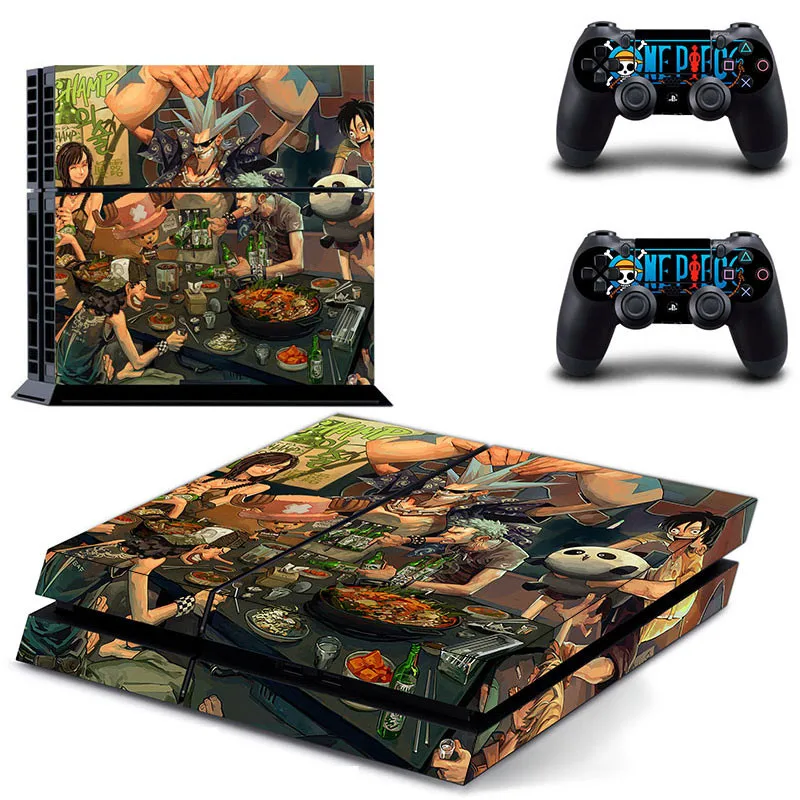 HOMEREALLY наклейка для PS4 Аниме one piece наклейка крышка для Playstation 4 защитная наклейка контроллер и консоль кожи PS4 аксессуар