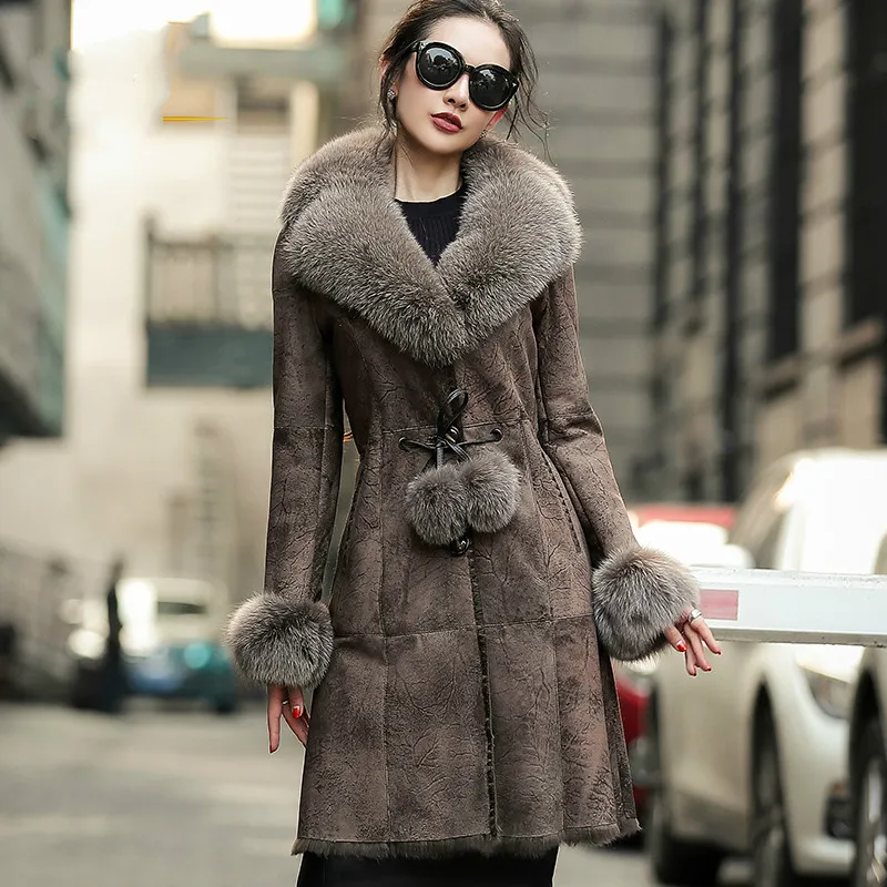 Пальто из натурального кроличьего меха Женская осенне-зимняя одежда женская