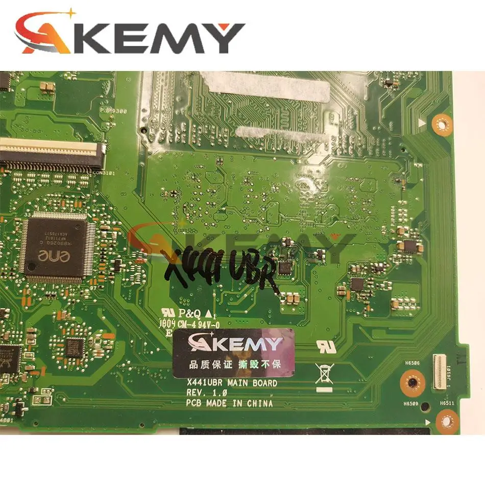 

X441UBR original mainboard For ASUS X441UV X441UVK X441UR X441URK X441UB laptop motherboard mainboard with I3-7020U V2G 4GB RAM